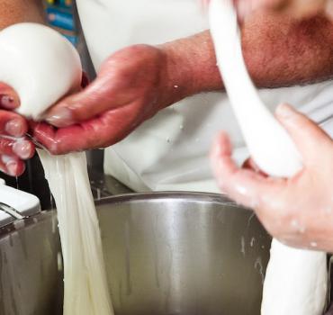 Produzione Mozzarella di Bufala Campana